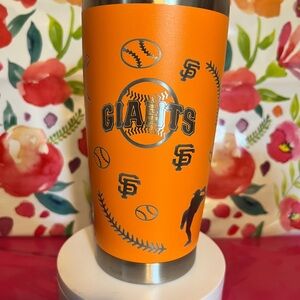 Giants Orange Stainless Steel Tumbler 20oz